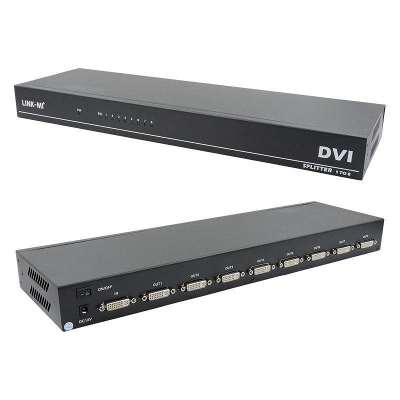DVI D 29pin Video HDMI Switch زنانه HDMI Splitter 1 در 8 خارج 4k