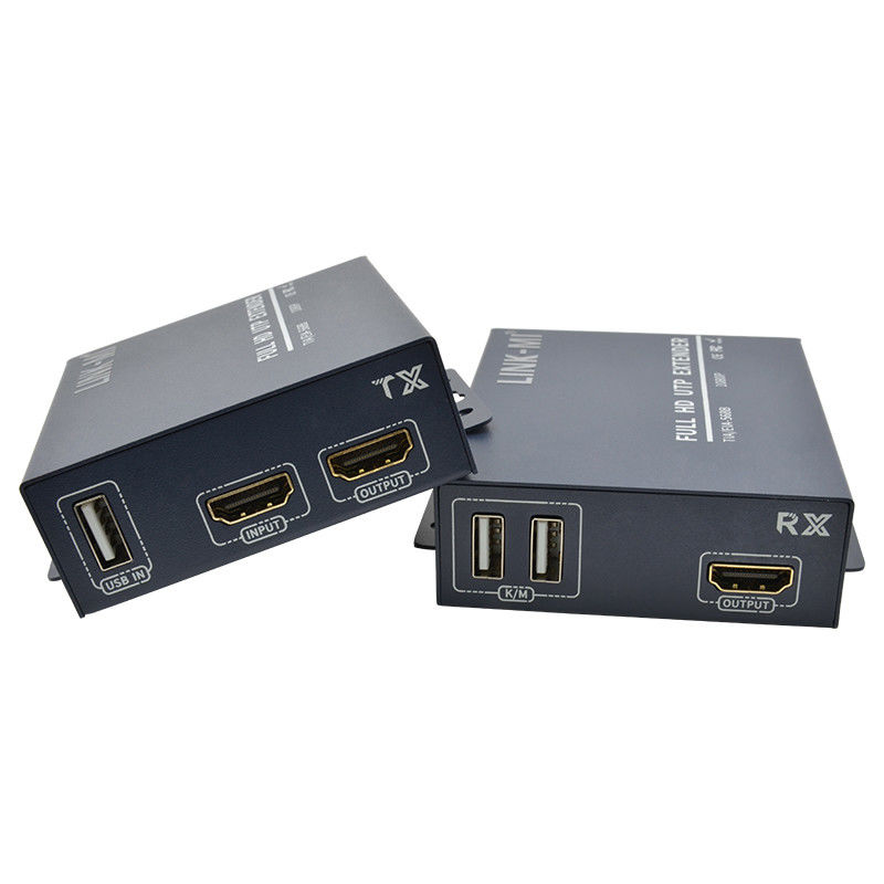 1080P 120M HDMI Extender KVM UTP Extender 148.5MHz بیش از Cat5E/6 کابل IR اختیاری