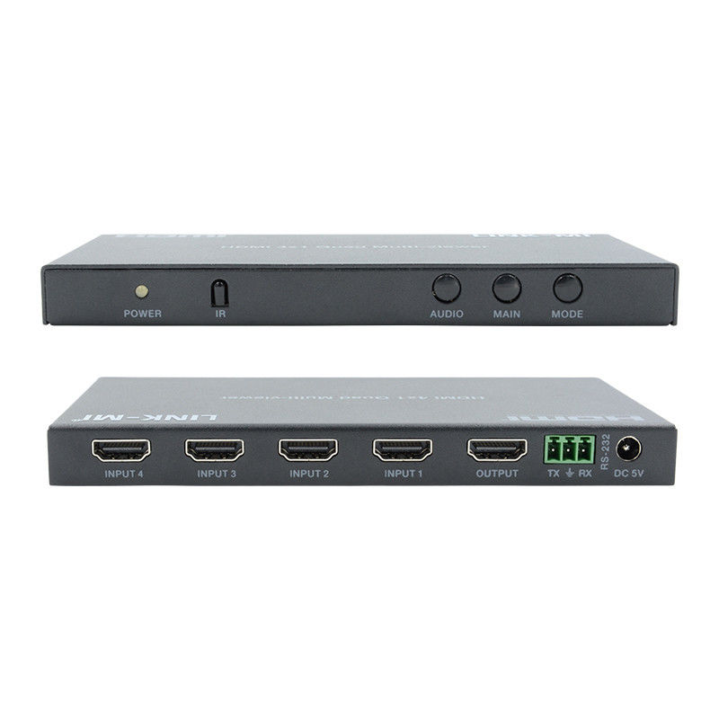 عملکرد بالا HDMI 4x1 Quad Multi Viewer HDMI 1.4b HDCP 1.4 و سازگار با DVI