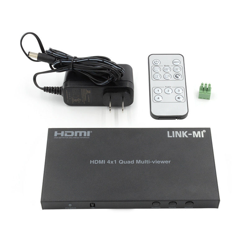 عملکرد بالا HDMI 4x1 Quad Multi Viewer HDMI 1.4b HDCP 1.4 و سازگار با DVI