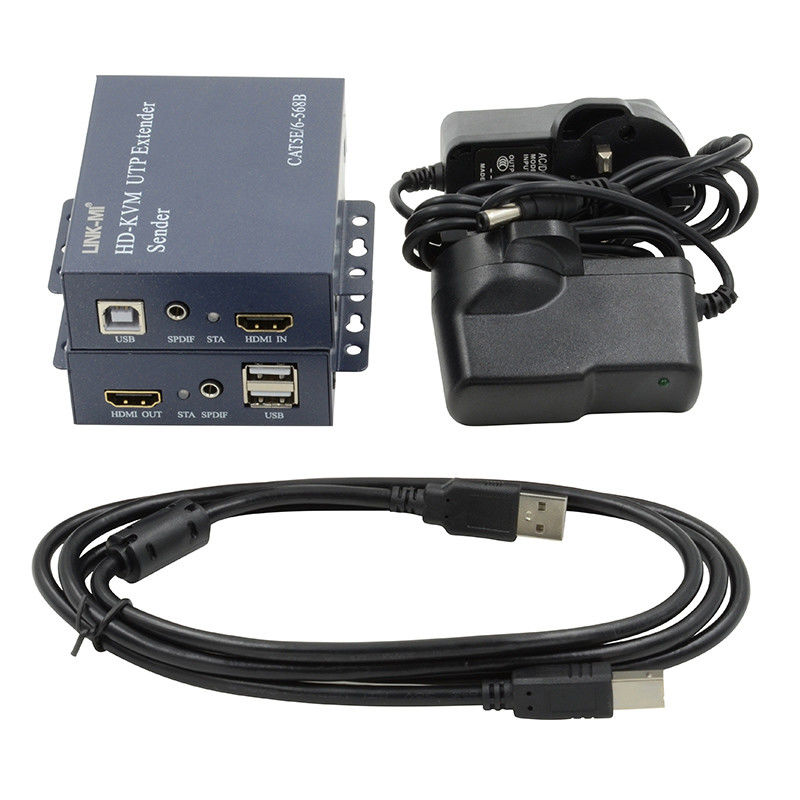 HD-KVM 200m HDMI Extender پشتیبانی رزولوشن ویدئو تا 1920 × 1080 60Hz