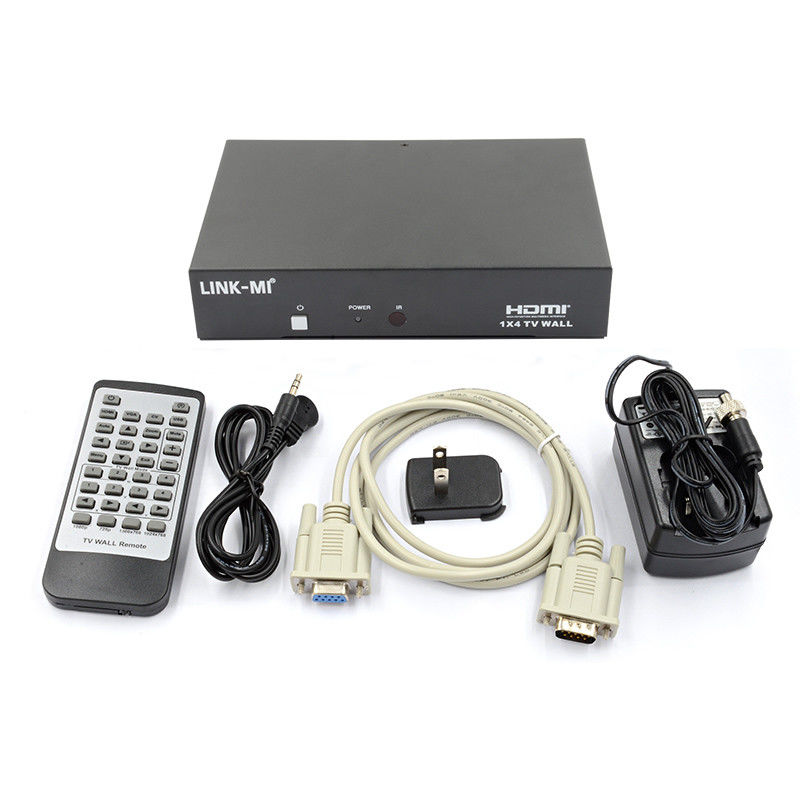 LM-TV04L HDMI 1x4 TV WALL پشتیبانی از منابع ورودی CVBS/VGA/HDMI/USB