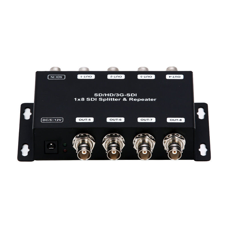 LM-SDI-108B 1 تا 8 SD/HD/3G-SDI توزیع تقویت کننده تکرار کننده با 75 اوم مقاومت