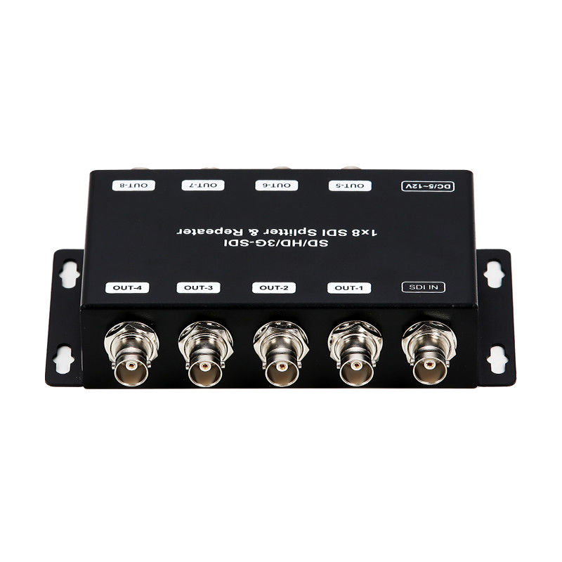 LM-SDI-108B 1 تا 8 SD/HD/3G-SDI توزیع تقویت کننده تکرار کننده با 75 اوم مقاومت