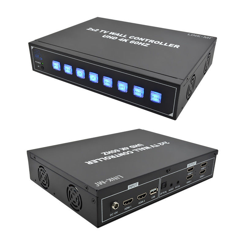 1X4 1X3 1X2 2X1 3X1 4X1 پردازنده دیواری تلویزیون UHD برای حداکثر 3840x2160 رزولوشن ورودی 60Hz