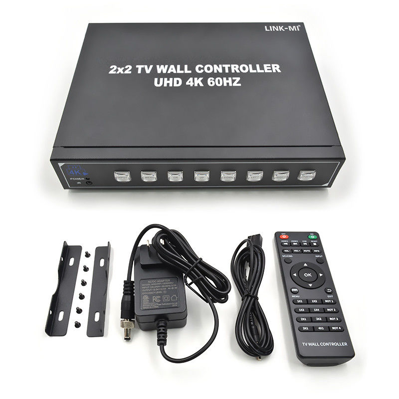 1X4 1X3 1X2 2X1 3X1 4X1 پردازنده دیواری تلویزیون UHD برای حداکثر 3840x2160 رزولوشن ورودی 60Hz