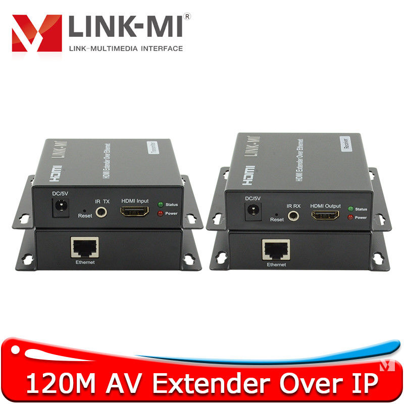 120M AV Over IP H.264 Encoder برای انتقال قابل اعتماد صوتی و تصویری از طریق TCP / IP با ورودی 1x HDBT